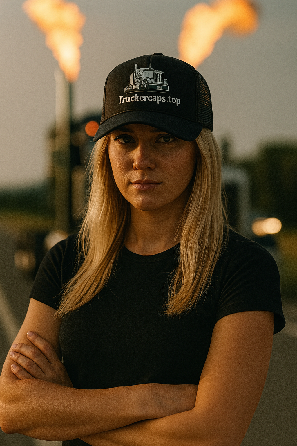 Custom mesh trucker gimme cap Gimme cap with printed logo