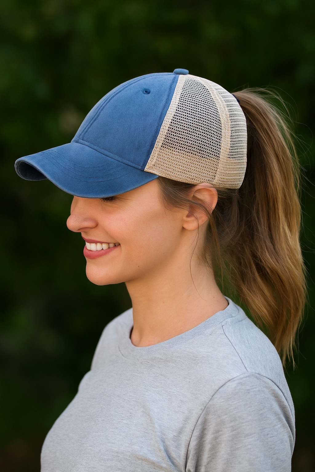 Ponytail Trucker Caps for Women - Shop on Amazon Trucker cap for women with ponytail opening